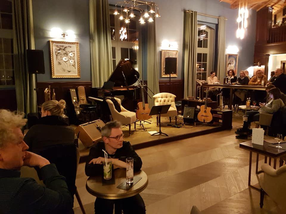 En Duo à l'hôtel Chais Monnet à Cognac (16), le vendredi 04 janvier 2019.