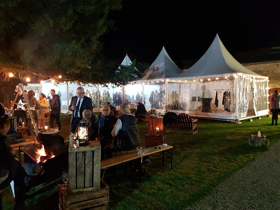 En formule Trio à l'Abbaye de Fontdouce, St-Bris-des-Bois (17), le samedi 23 février 2019 pour un cocktail de mariage.