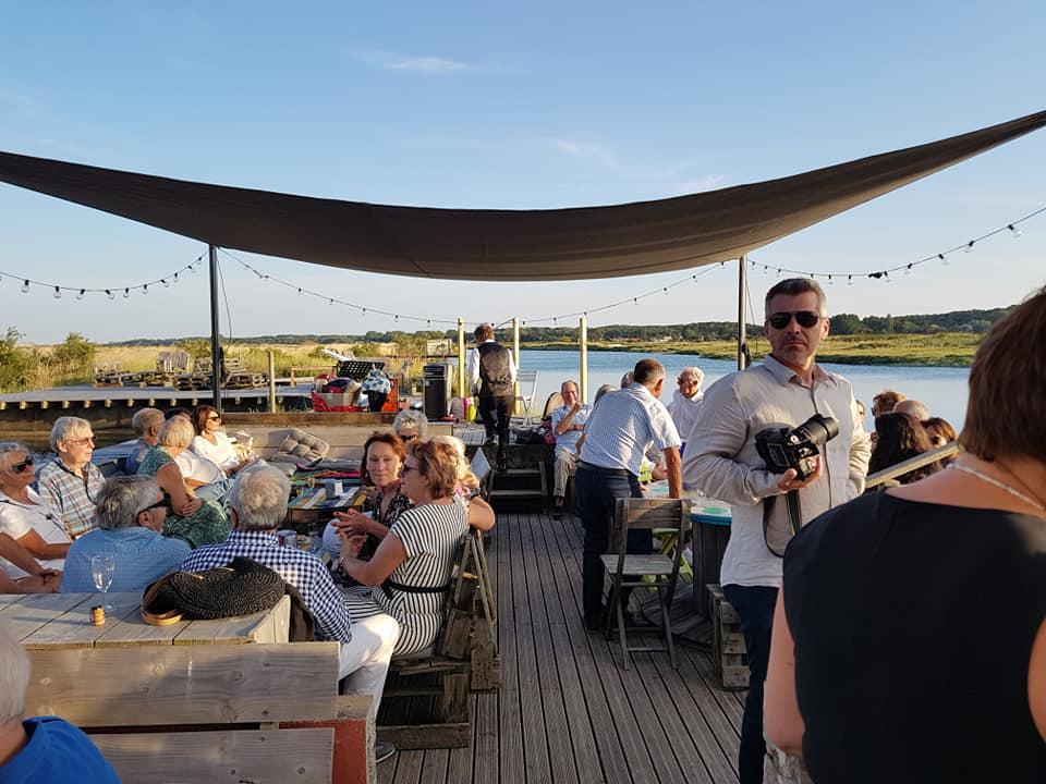 Mercredi 03 juillet 2019, nous étions en formule Trio en bord de mer au restaurant LA CABANE à Brem-sur-Mer (85), pour l'animation musicale d'un repas d'anniversaire !