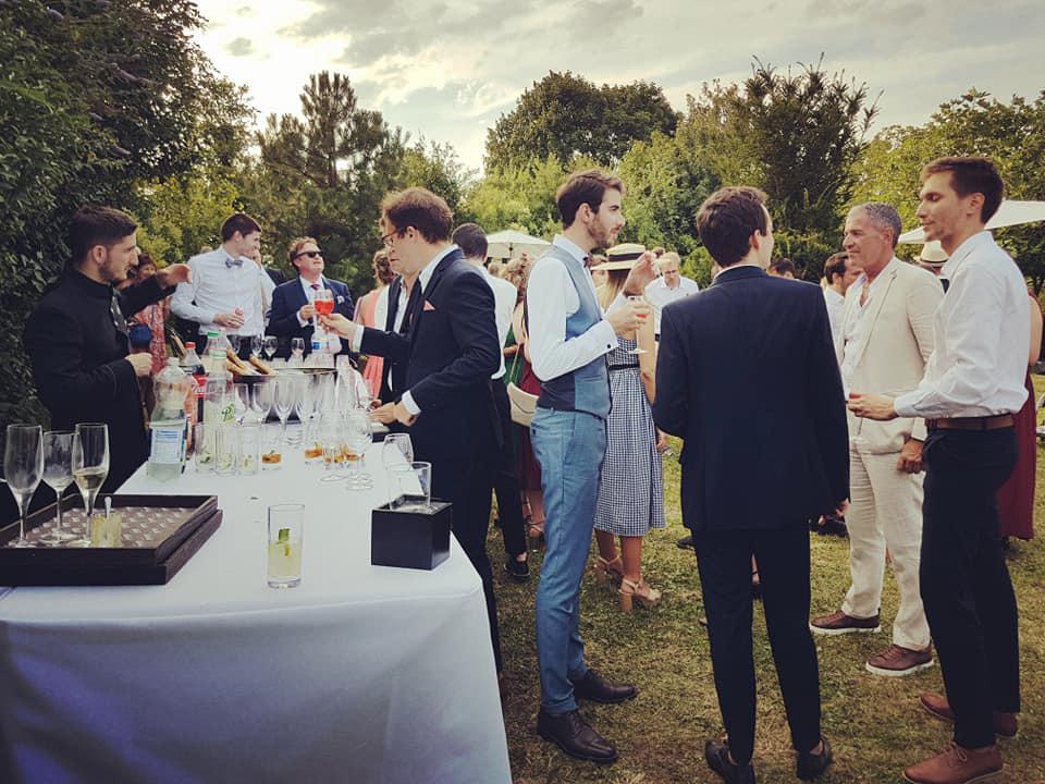 Samedi 06 juillet 2019, nous étions en formule Trio à Pailléroux, Villefagnan (16) pour l'animation du cocktail de mariage de Marion et Etienne !